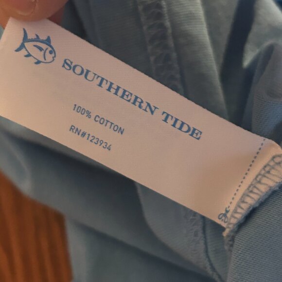 Southern Tide Original Skipjack Short Sleeve Tee Shirt Boys XL Youth XL Preppy - Picture 8 of 12